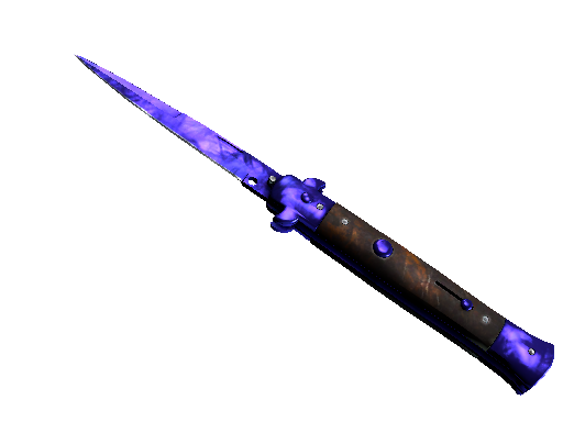 Doppler Sapphire Stiletto Knife